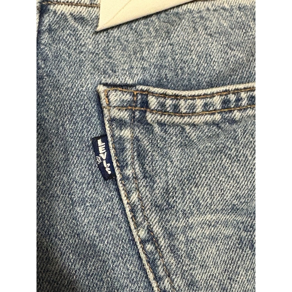 NWT Levi's Big E Draft Taper Mid Rise Cropped Jeans Premium denim Y2K Sz 30 Boho - Picture 5 of 7